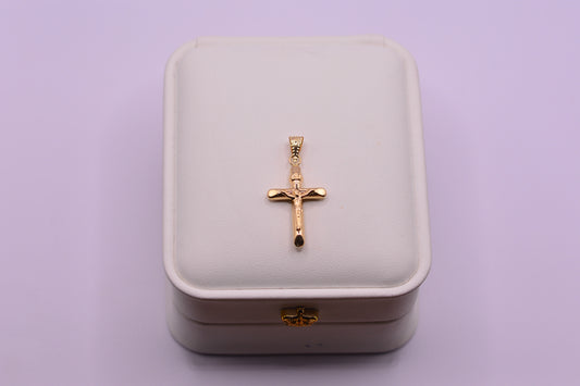 Dije Cruz cristo / 1.09 Gr / 3.2 Cm / Oro amarillo 18k