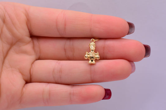 Dije Tio rico / 0.54 Gr / 2 Cm / Oro amarillo 18k