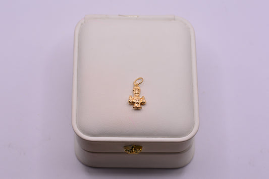 Dije Tio rico / 0.54 Gr / 2 Cm / Oro amarillo 18k