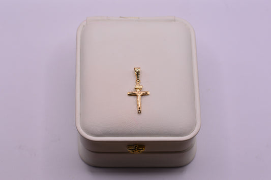Dije Cruz cristo / 0.61 Gr / 3 Cm / Oro amarillo 18k