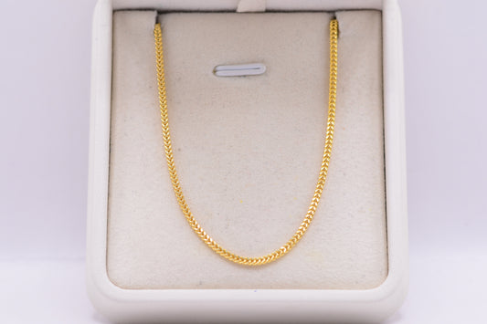 Cadena Franco / 5,30 Gr / 50 Cm / 2 mm / Oro amarillo 18k / It
