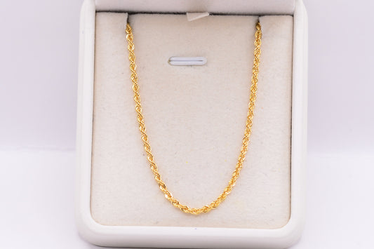 Cadena Lazo / 3,89 Gr / 45 Cm / 2,3 mm / Oro amarillo 18k / It