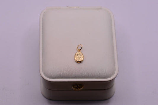 Dije Virgen milagrosa / 0.51 Gr / 1.8 Cm / Oro amarillo 18k