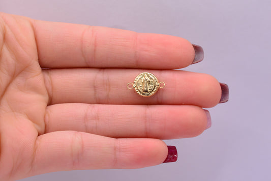 Herraje San Benito / 0.54 Gr / 1.5 Cm / Oro amarillo 18k