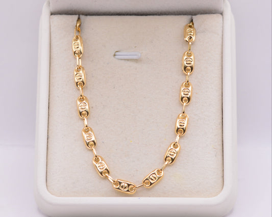 Cadena Rustica Ct / 8,34 Gr / 60 Cm / 4,2 mm / Oro amarillo 18k