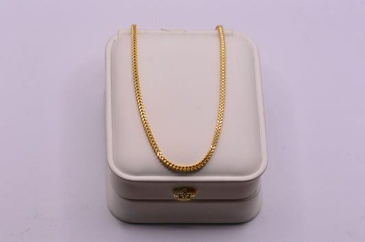 Cadena Franco / 8.80 Gr / 60 Cm / 2.20 mm / Oro amarillo 18k / It