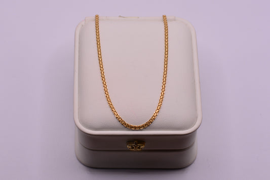 Cadena China / 5.55 Gr / 60 Cm / 2.11 mm / Oro amarillo 18k / It