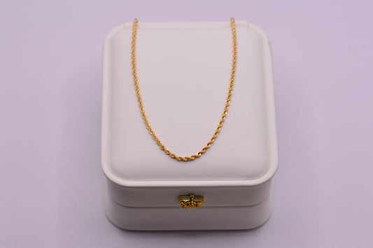 Cadena Lazo / 1.70 Gr / 50 Cm / 1.60 mm / Oro amarillo 18k / It