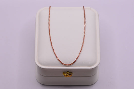 Cadena Franco / 3.69 Gr / 60 Cm / 1.15 mm / Oro rosa 18k / It