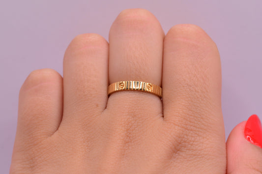 Anillo CT / 1.78 Gr / Talla 6 / Oro amarillo 18k / It