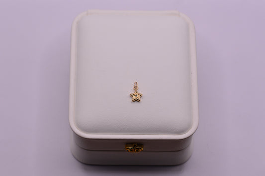 Dije Estrella / 0.20 Gr / 1 Cm / Oro amarillo 18k