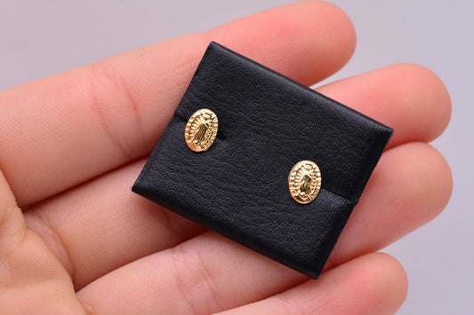 Topos Virgen Guadalupe Ovalado / 0,56 Gr / 7,3 mm / Oro amarillo 18k