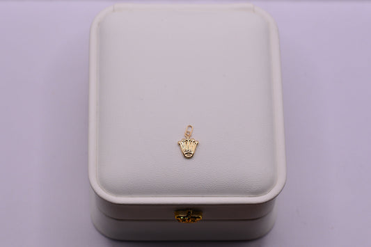 Dije Rx silueta / 0.22 Gr / 1.2 Cm / Oro amarillo 18k