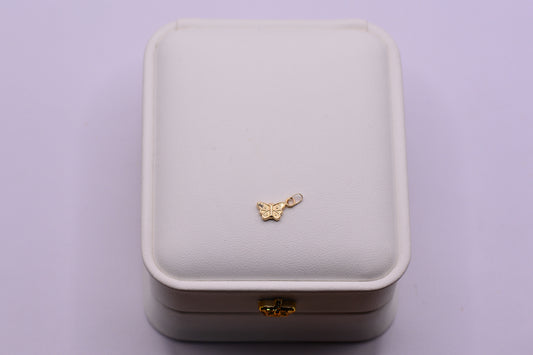 Dije Mariposa / 0.19 Gr / 1.3 Cm / Oro amarillo 18k