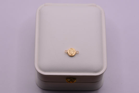 Herraje San Benito / 0.41 Gr / 1.3 Cm / Oro amarillo 18k