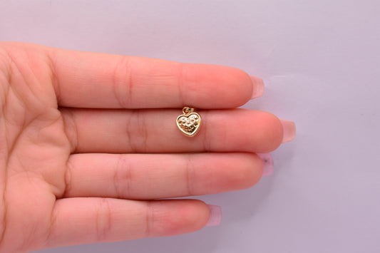 Dije Corazon / 0.40 Gr / 1.5 Cm / Oro amarillo 18k
