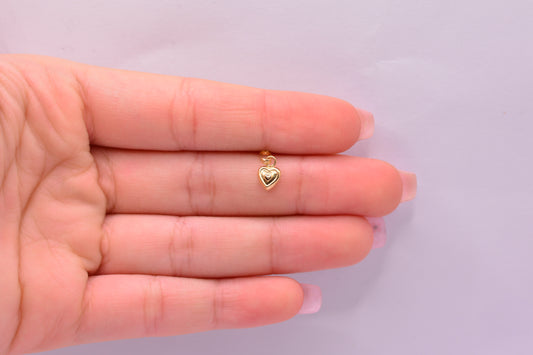 Dije Corazon mini / 0.24 Gr / 1.2 Cm / Oro amarillo 18k