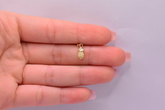 Dije Piña / 0.27 Gr / 1.5 Cm / Oro amarillo 18k