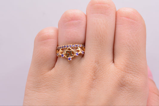Anillo 15s / 3.0 Gr / Oro Amarillo 18k / Por fabricación
