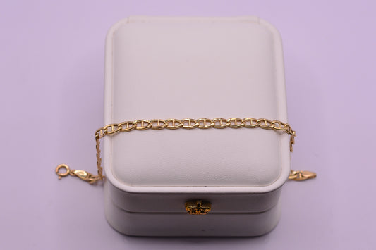 Pulso Escalera / 3.30 Gr / 18.5 Cm / 4.21 mm / Oro amarillo 18k / It