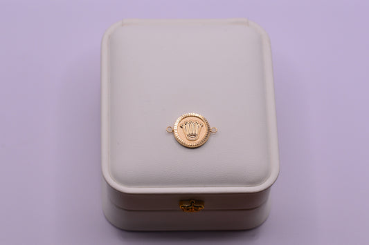 Herraje Rx diamantado / 1.18 Gr / 2 Cm / Oro amarillo 18k