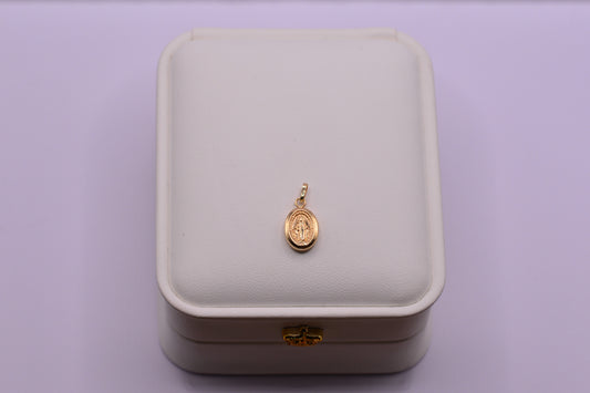 Dije Virgen milagrosa / 0.47 Gr / 1.7 Cm / Oro amarillo 18k