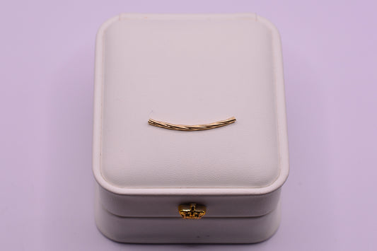 Herraje Centro de pulsera entorchado / 0.22 Gr / 3.2 Cm / Oro amarillo 18k