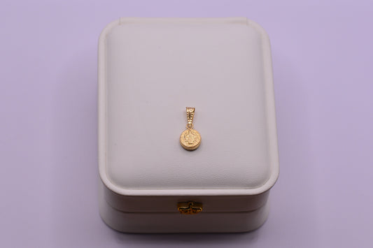 Dije San Benito / 0.48 Gr / 1.8 Cm / Oro amarillo 18k