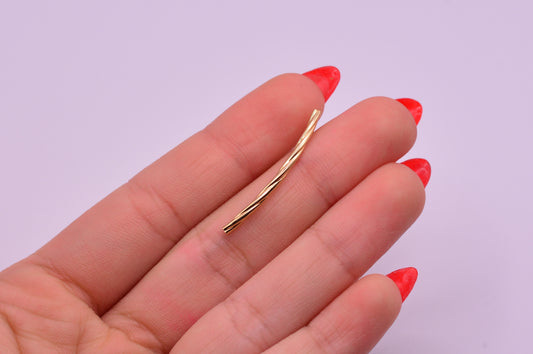 Herraje Centro de pulsera entorchado / 0.22 Gr / 3.2 Cm / Oro amarillo 18k