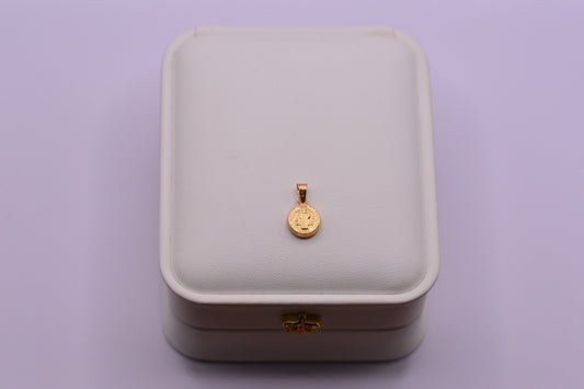 Dije San Benito / 0.38 Gr / 1.5 Cm / Oro amarillo 18k