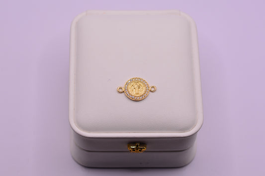 Herraje San Benito circones / 1.96 Gr / 2 Cm / Oro amarillo 18k