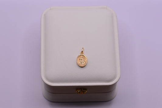 Dije Virgen del carmen / 0.53 Gr / 1.8 Cm / Oro amarillo 18k