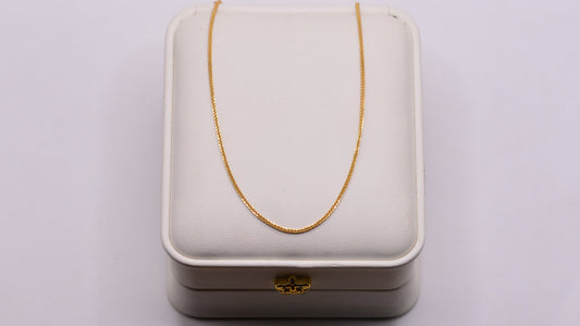 Pulso Mini franco / 0,78 Gr / 18 Cm / Oro amarillo 18k / It