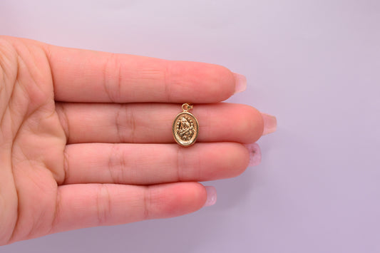Dije Virgen del carmen / 0.53 Gr / 1.8 Cm / Oro amarillo 18k