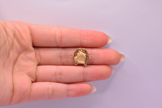 Herraje Herraje caballo / 0.83 Gr / 2 Cm / Oro amarillo 18k