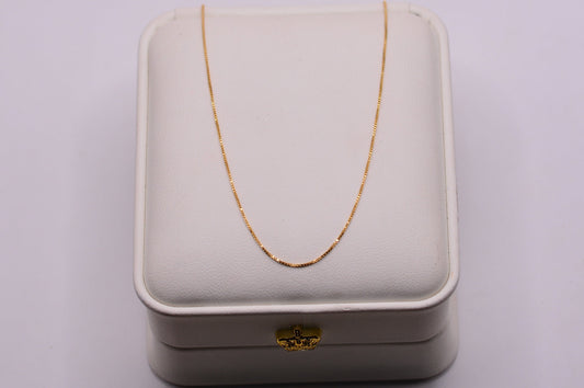 Cadena Veneciana / 1,04 Gr / 50 Cm / 0,55 mm / Oro amarillo 18k / It