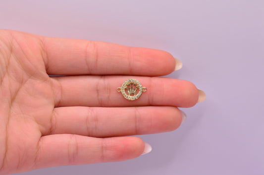 Herraje Rx circones / 0.76 Gr / 1.5 Cm / Oro amarillo 18k