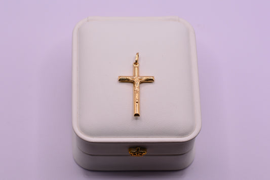 Dije Cruz cristo / 1.95 Gr / 4 Cm / Oro amarillo 18k / It