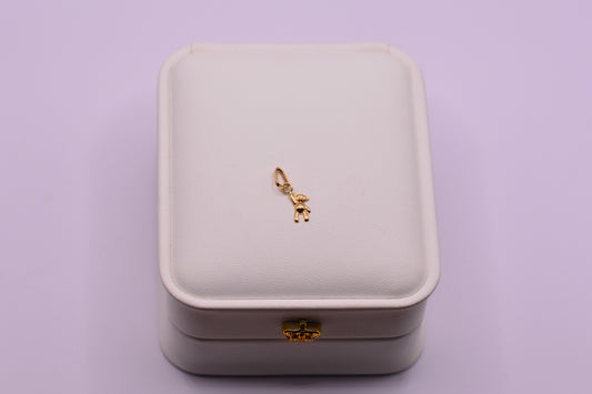 Dije Oso Tc silueta / 0.25 Gr / 1.5 Cm / Oro amarillo 18k