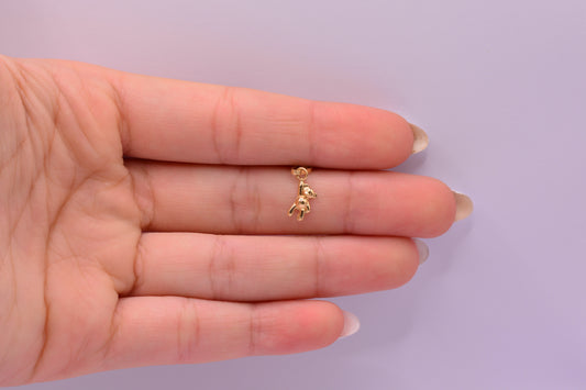 Dije Oso Tc silueta / 0.25 Gr / 1.5 Cm / Oro amarillo 18k