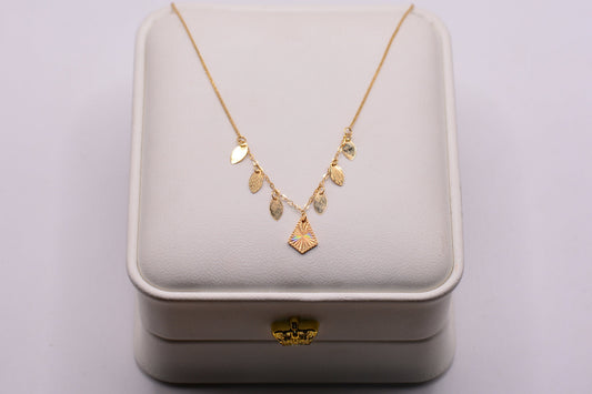 Cadena Petalos / 1,08 Gr / 45 Cm / Oro amarillo 18k / It