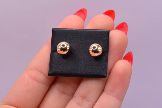 Topos Bola lisa / 1.01 Gr / 8 mm / Oro amarillo 18k