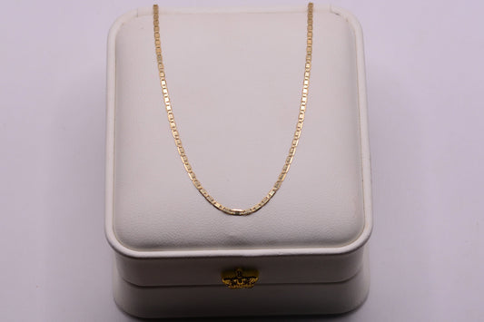 Cadena Plana / 2,15 Gr / 45 Cm / 1,5 mm / Oro amarillo 18k / It