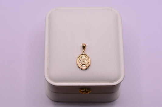Dije Espiritu Santo / 0.78 Gr / 2.5 Cm / Oro amarillo 18k