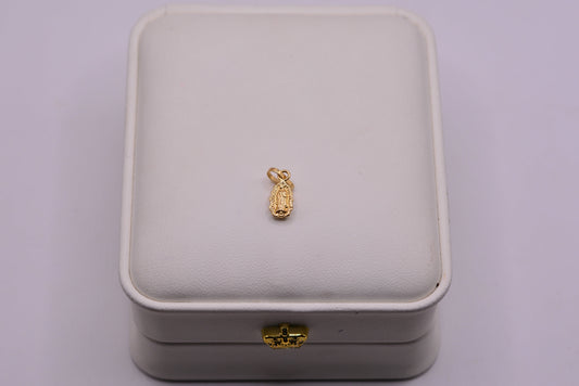 Dije silueta guadalupe / 0,25 Gr / 1,6 Cm / Oro amarillo 18k