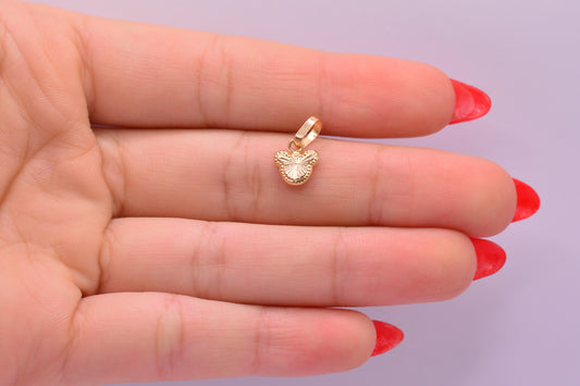 Dije Raton Diamantando / 0.32 Gr / 1.5 Cm / Oro amarillo 18k