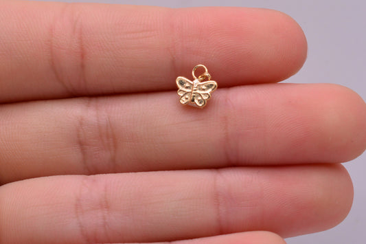 Dije Mariposa / 0,23 Gr / 1,1 Cm / Oro amarillo 18k