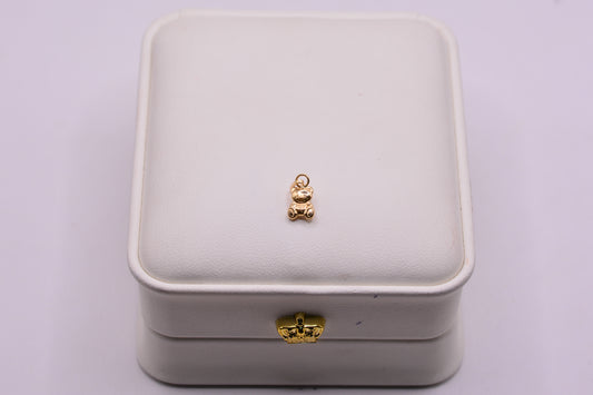 Dije Oso peluche / 0.27 Gr / 1.3 Cm / Oro amarillo 18k
