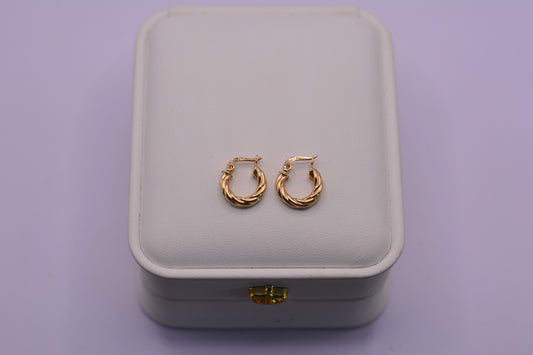 Candonga Melcocha / 1.08 Gr / 1.5 Cm / Oro amarillo 18k