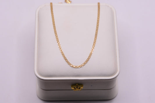 Cadena china / 2.69 Gr / 60 Cm / 1,85 mm / Oro amarillo 18k / It